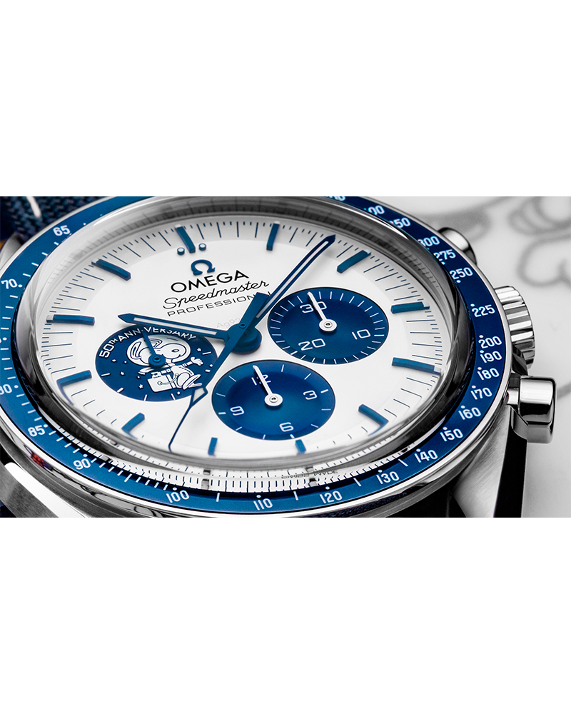 Relógio Speedmaster Snoopy Série de Aniversário 42mm