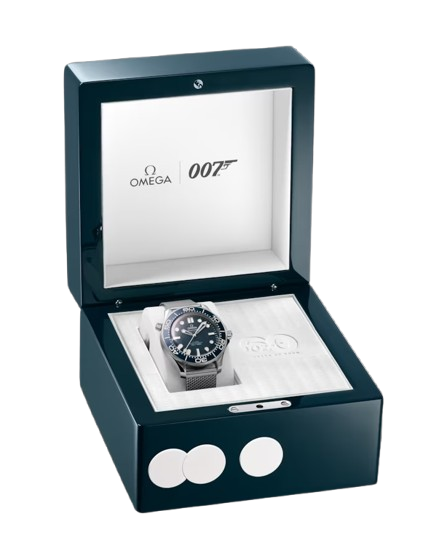 Relógio Seamaster Diver 300M 42mm James Bond 60th anniversary